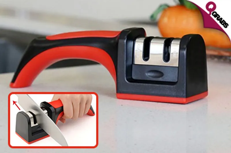 From QR19 Keep em' Razor-Sharp with Handheld Knife Sharpeners! (Up to QR98 Value)